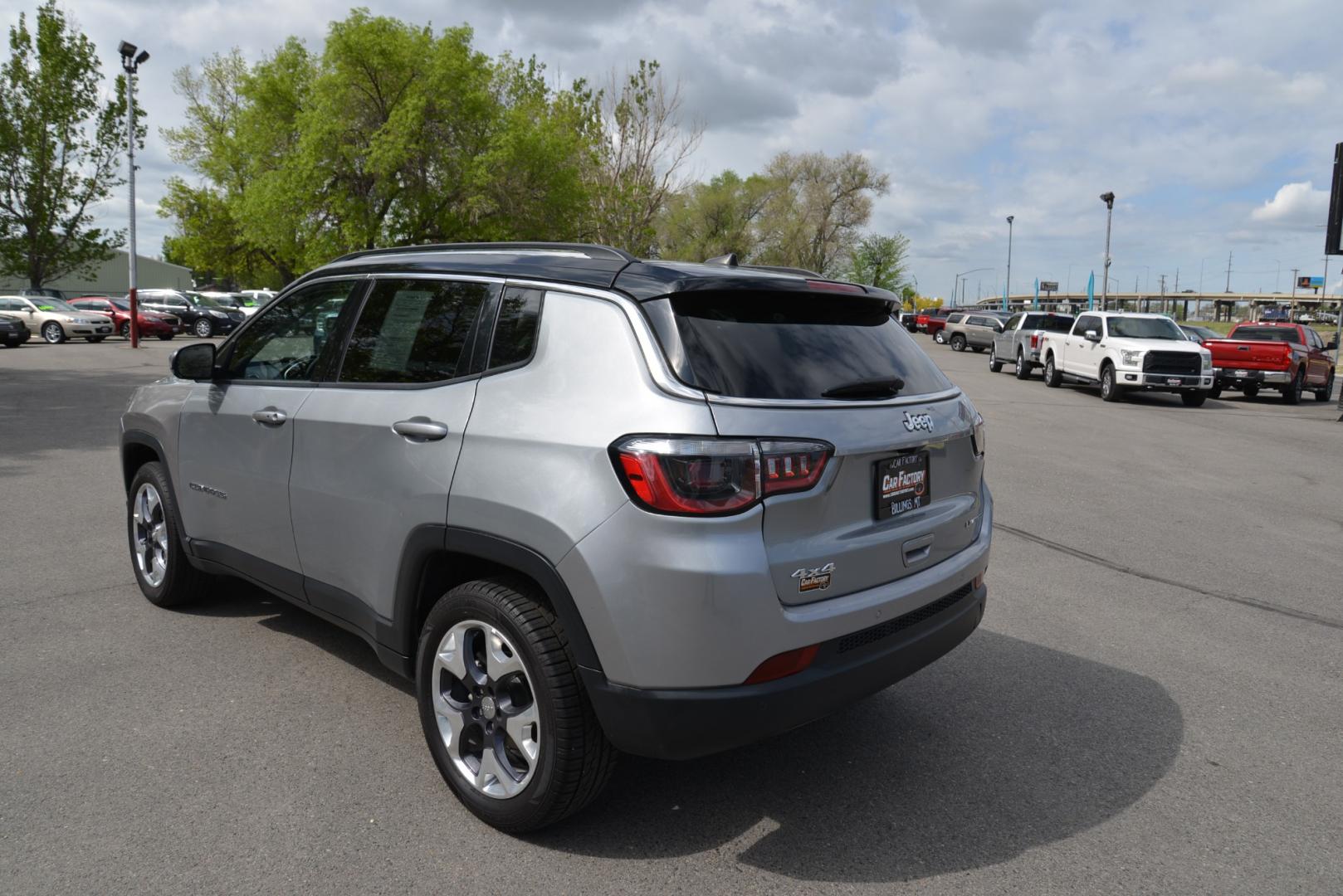 2021 Billet Silver /Gray Jeep Compass Limited (3C4NJDCB1MT) with an 2.4 I4 engine, 9 speed automatic transmission, located at 4562 State Avenue, Billings, MT, 59101, (406) 896-9833, 45.769516, -108.526772 - 2021 Jeep Compass Limited 4WD - One owner! 2.4L L4 DOHC 16V Engine - 9 speed automatic transmission - 4WD - 50,690 miles - One owner! Limited package - air conditioning with dual zone climate control - tilt and telescoping steering wheel - adaptive cruise control - touchscreen bluetooth audio - Photo#3